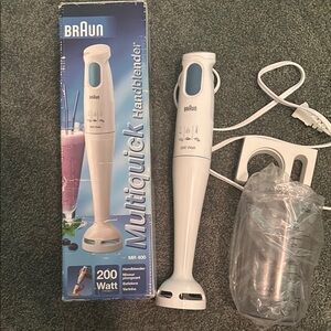 NWOT Braun White Hand Blender